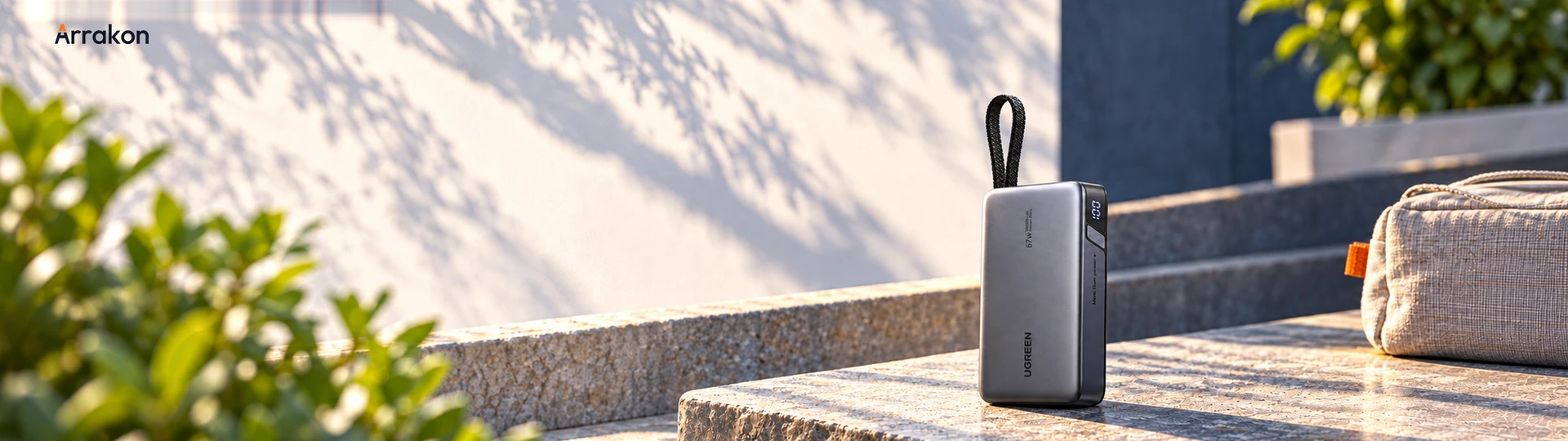 UGREEN Nexode PB550 20,000mAh 67W power bank. Power for the whole day.