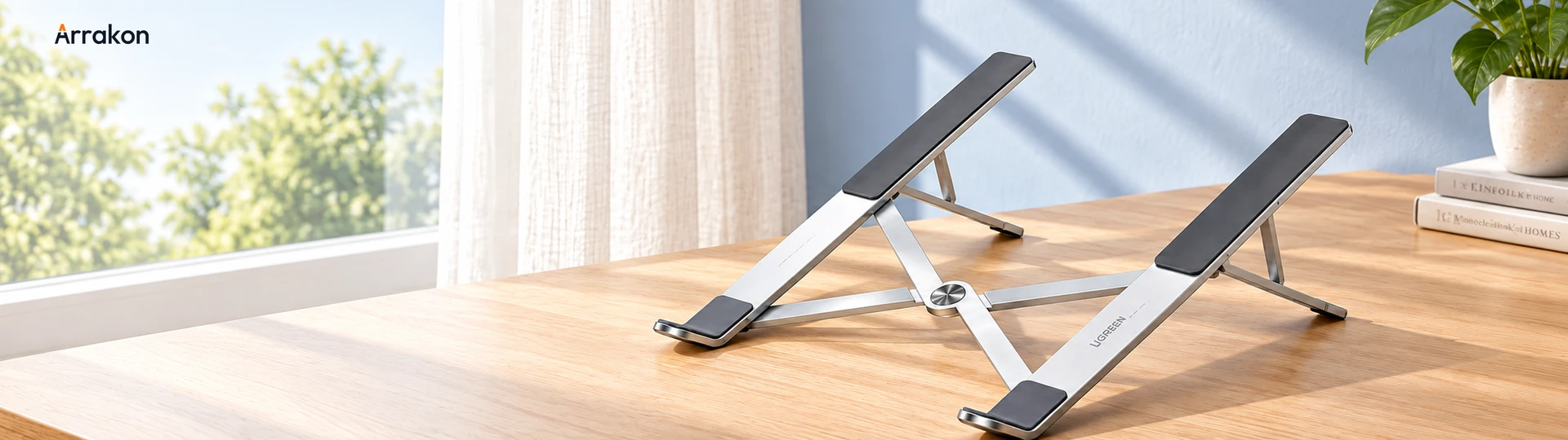 UGREEN LP451 foldable laptop stand. Raise your everyday.