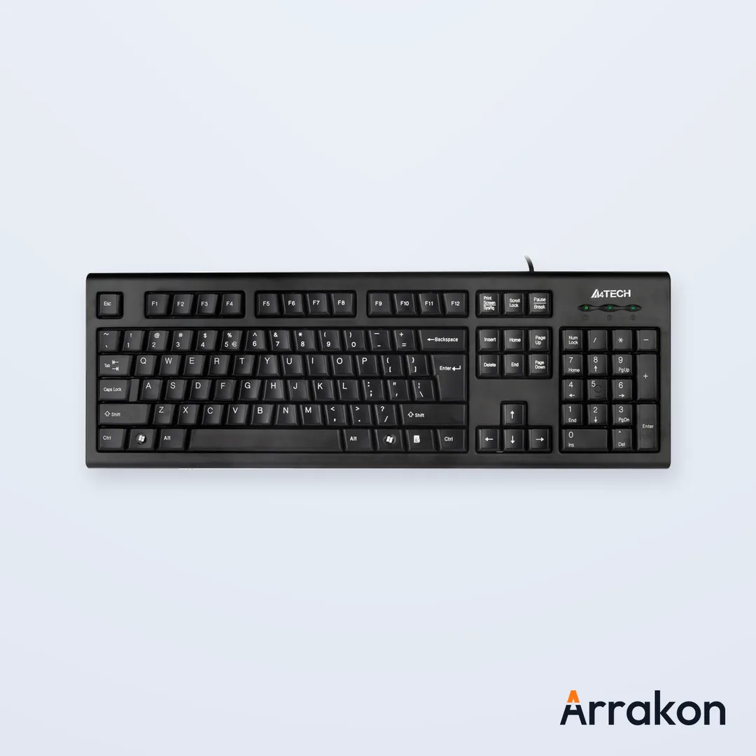 A4Tech KRS-82BD Natural_A Wired USB Multimedia Keyboard with Bangla Layout
