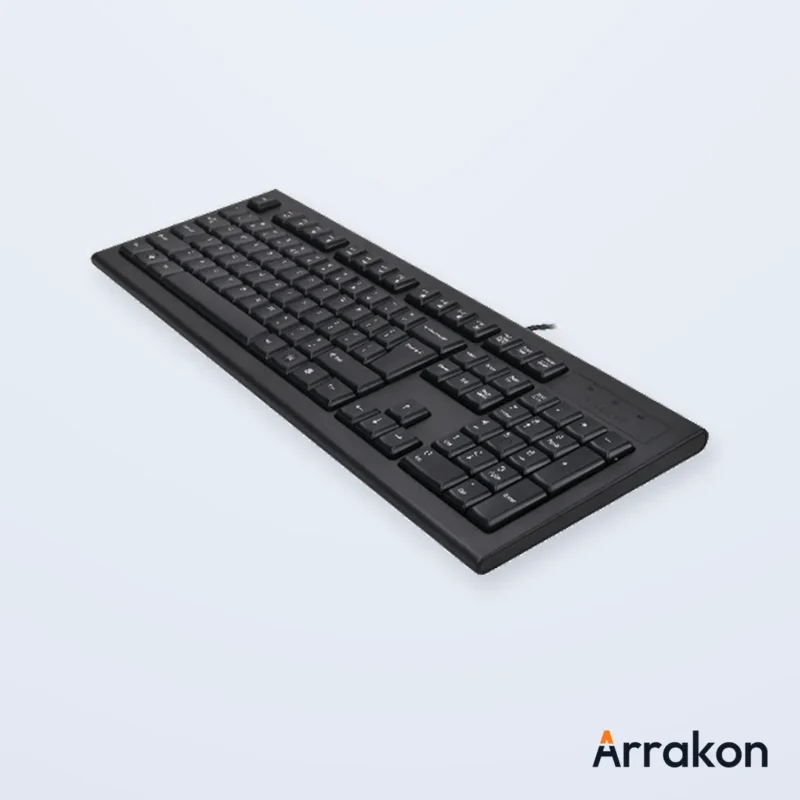 A4Tech KRS-82BD Natural_A Wired USB Multimedia Keyboard with Bangla Layout, view 7 of 19