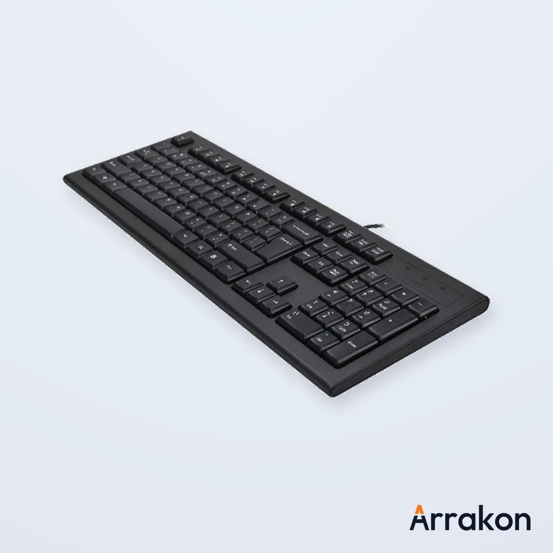 A4Tech KRS-82BD Natural_A Wired USB Multimedia Keyboard with Bangla Layout
