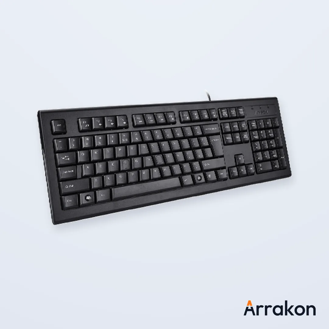 A4Tech KRS-82BD Natural_A Wired USB Multimedia Keyboard with Bangla Layout