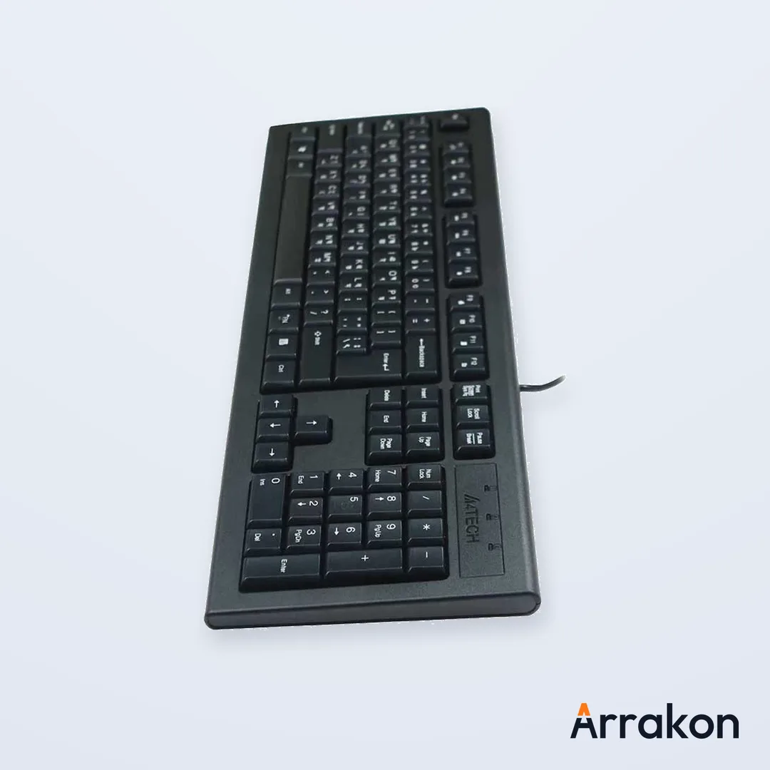 A4Tech KRS-82BD Natural_A Wired USB Multimedia Keyboard with Bangla Layout