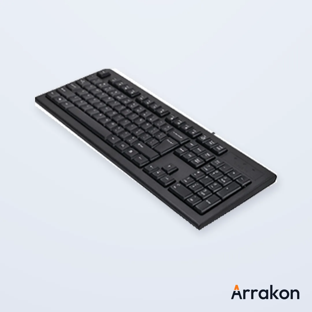 A4Tech KRS-82BD Natural_A Wired USB Multimedia Keyboard with Bangla Layout