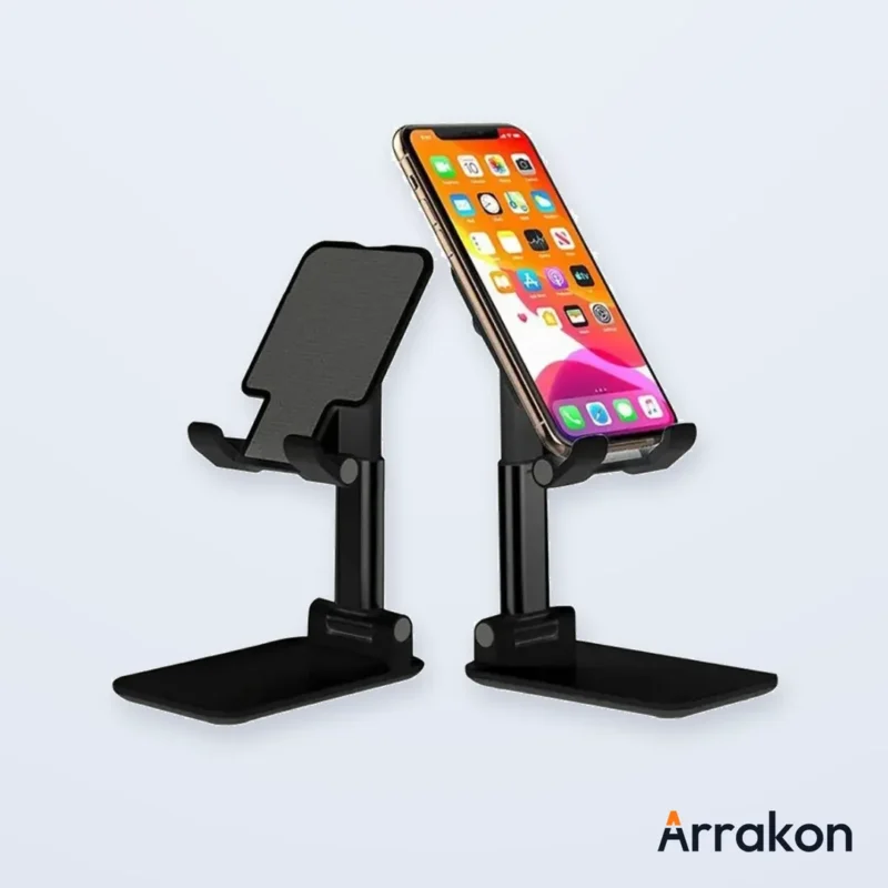 A8 Mini Foldable Travel Phone Stand - Pocket-Size Adjustable Smartphone Holder, view 3 of 4