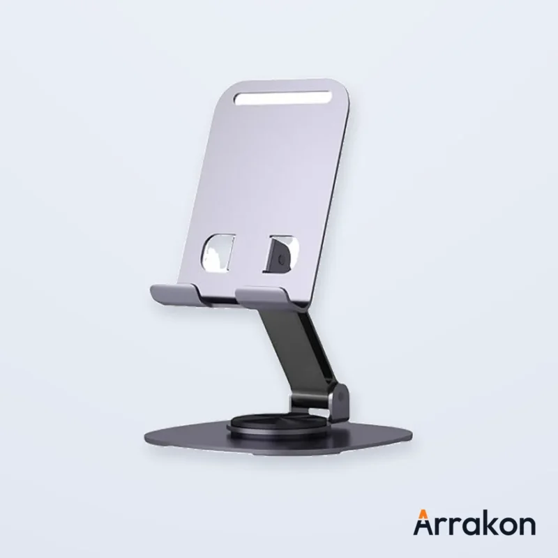 Aluminum Alloy 360° Rotating Folding Stand for Tablet/iPad/Phone