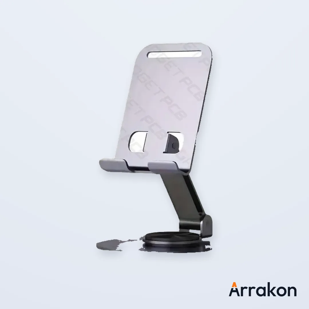 Aluminum Alloy 360° Rotating Folding Stand for Tablet/iPad/Phone
