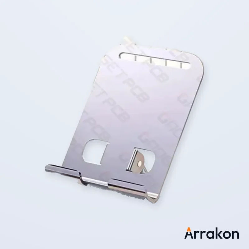 Aluminum Alloy 360° Rotating Folding Stand for Tablet/iPad/Phone, view 4 of 13