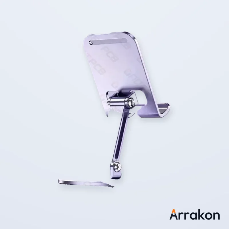 Aluminum Alloy 360° Rotating Folding Stand for Tablet/iPad/Phone, view 5 of 13