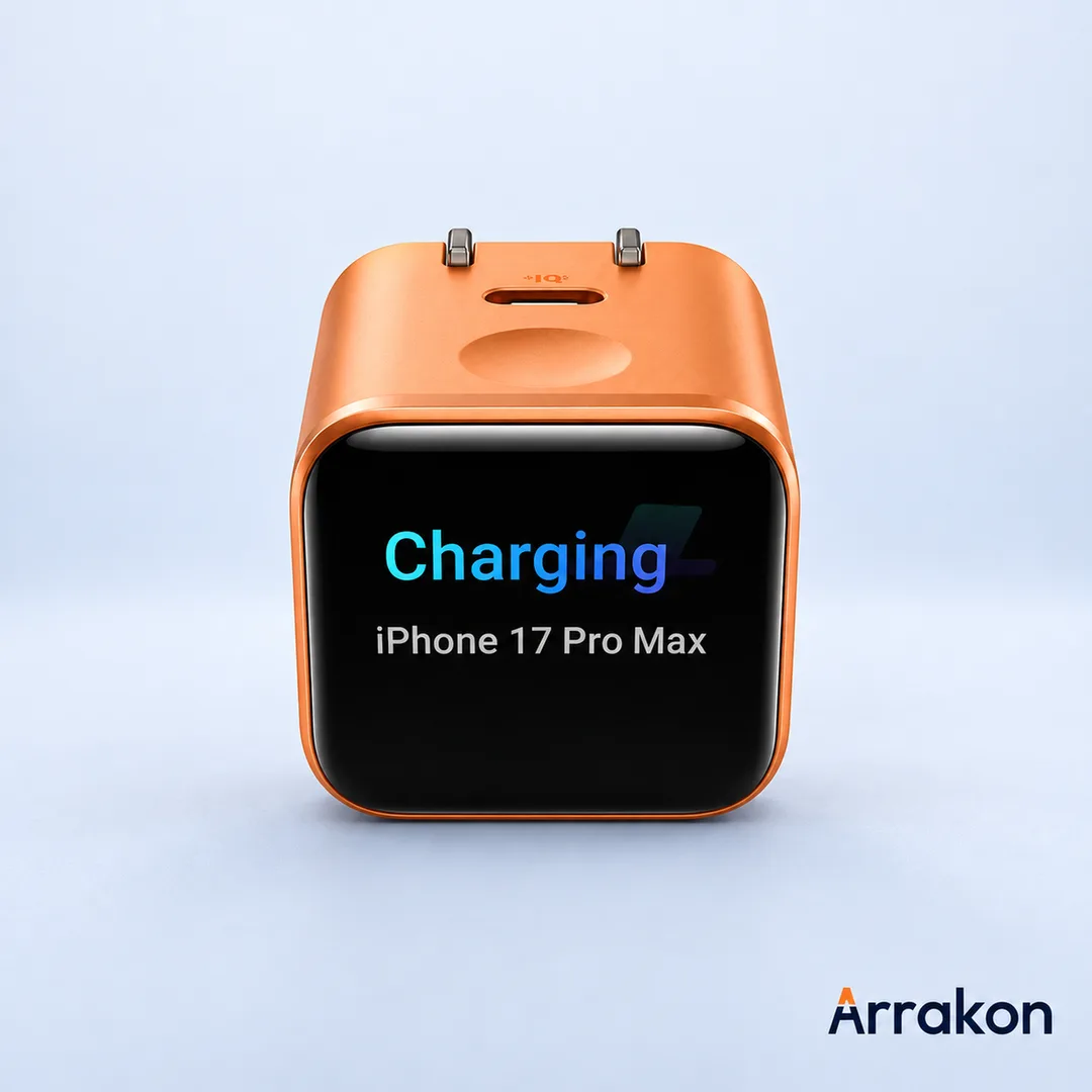 Anker Nano Charger (45W, Smart Display, 180° Foldable)