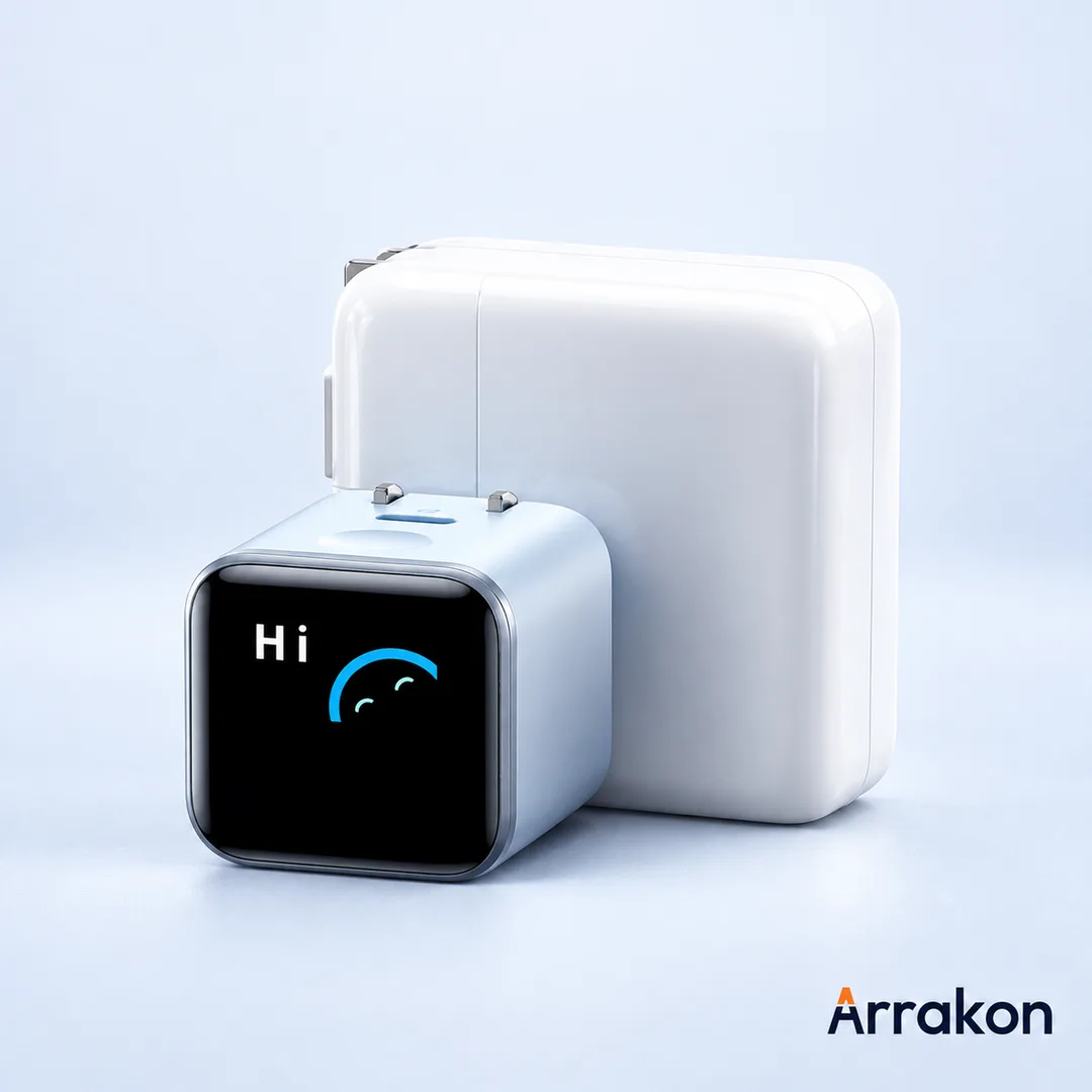 Anker Nano Charger (45W, Smart Display, 180° Foldable)