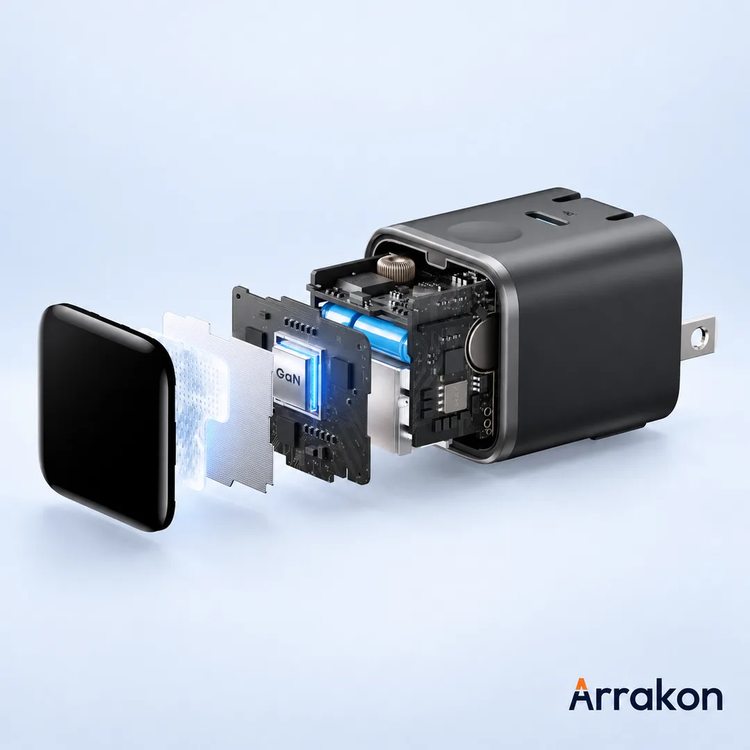 Anker Nano Charger (45W, Smart Display, 180° Foldable)