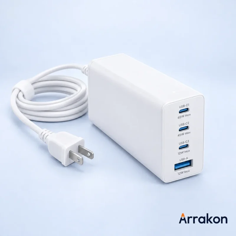 Anker Zolo Charger (140W, 4-Port, PD 3.1) with USB-C Cable, view 16 of 23