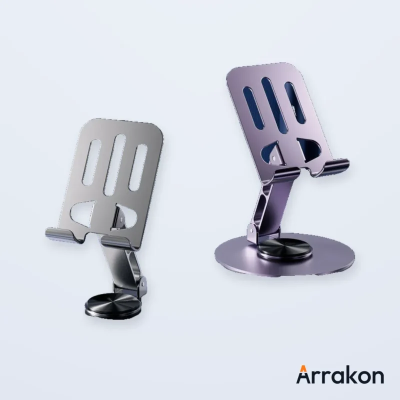 Carbon-Fiber-Look Foldable Metal Phone Stand L-015