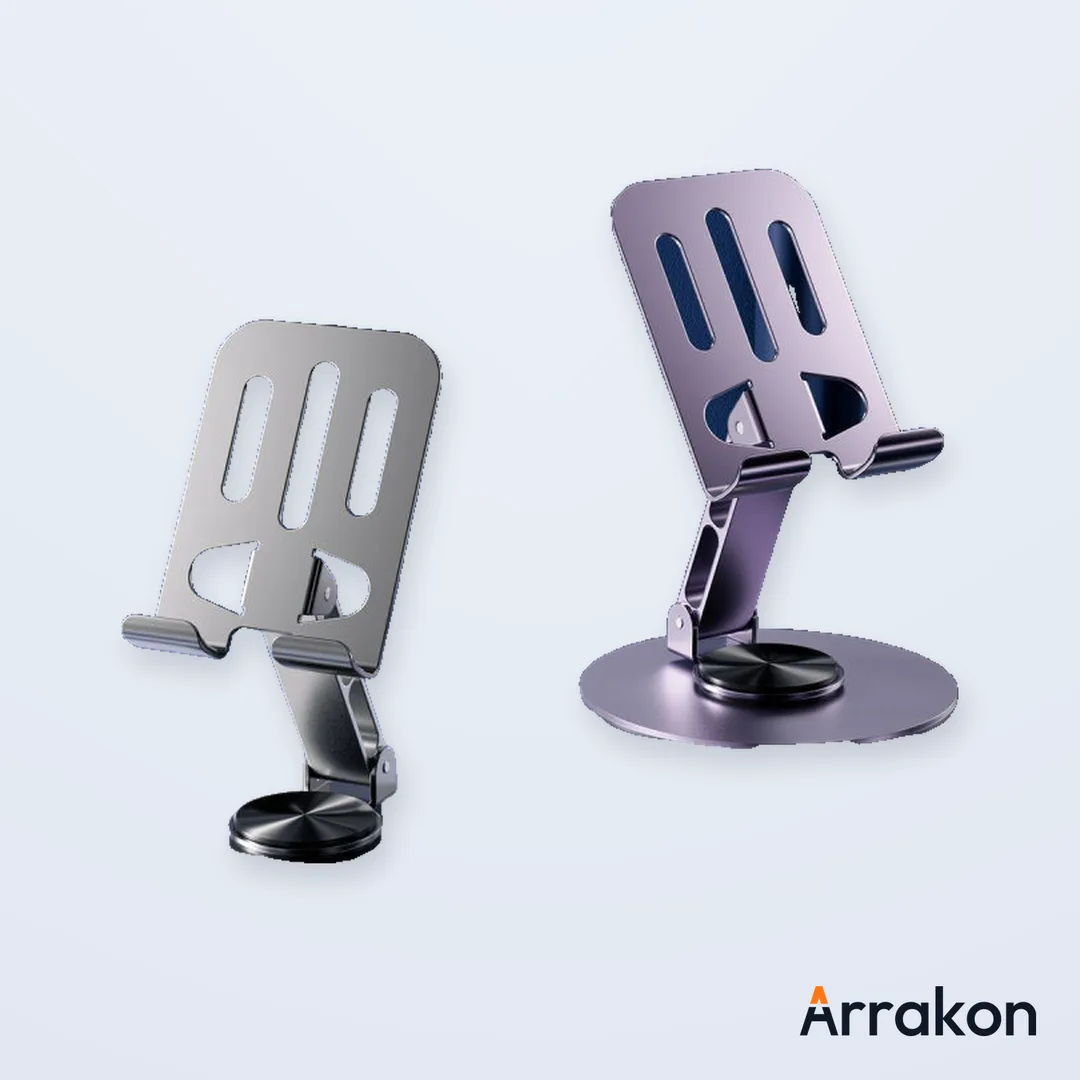 Carbon-Fiber-Look Foldable Metal Phone Stand L-015