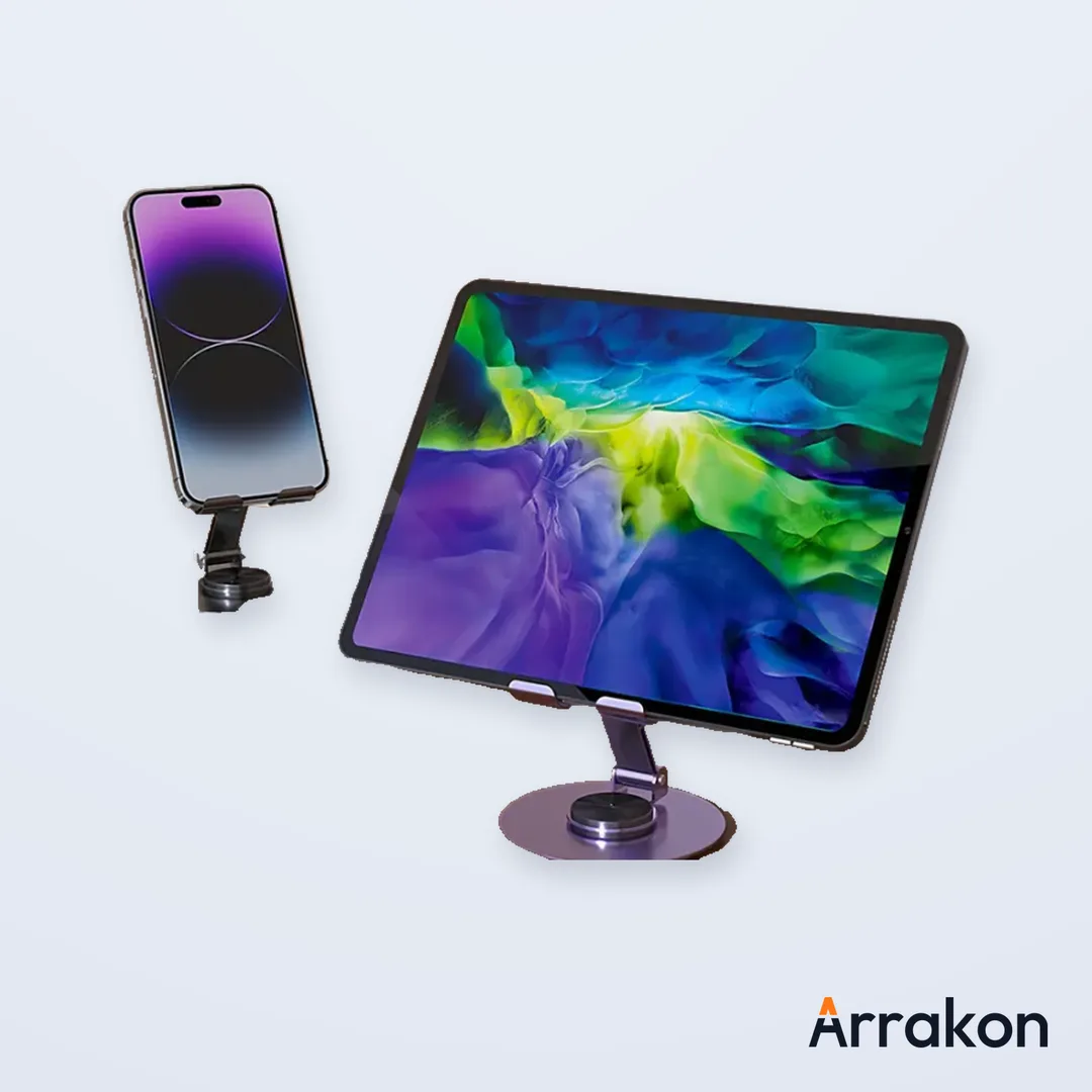 Carbon-Fiber-Look Foldable Metal Phone Stand L-015