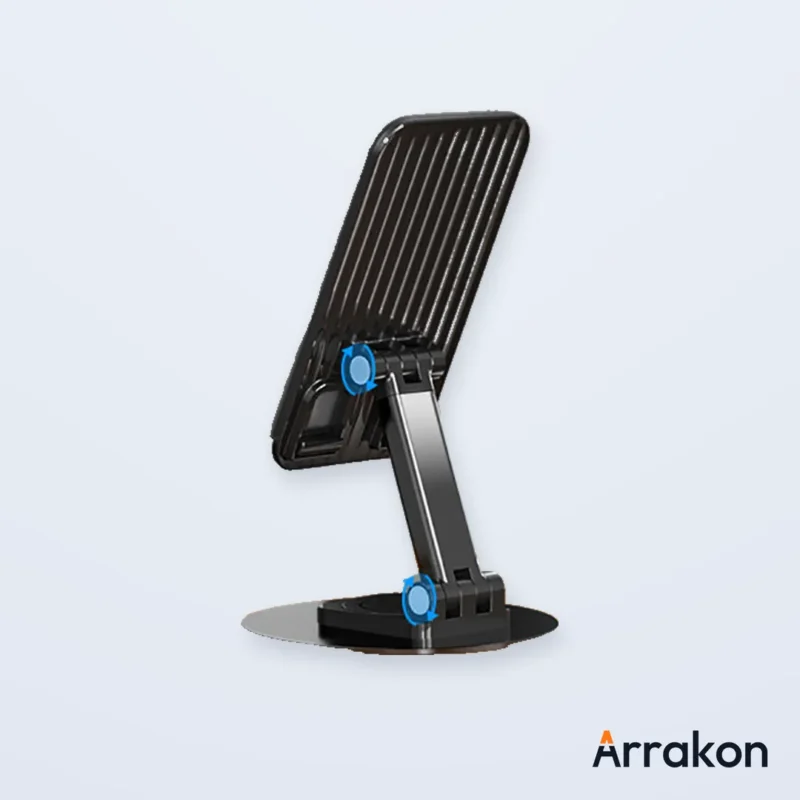 Carbon-Fiber-Look Foldable Metal Phone Stand L-015, view 11 of 15