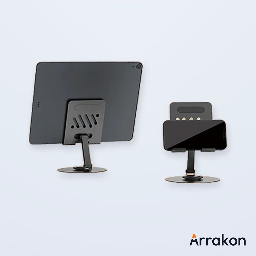 Foldable Metal Tablet Stand (Compact)