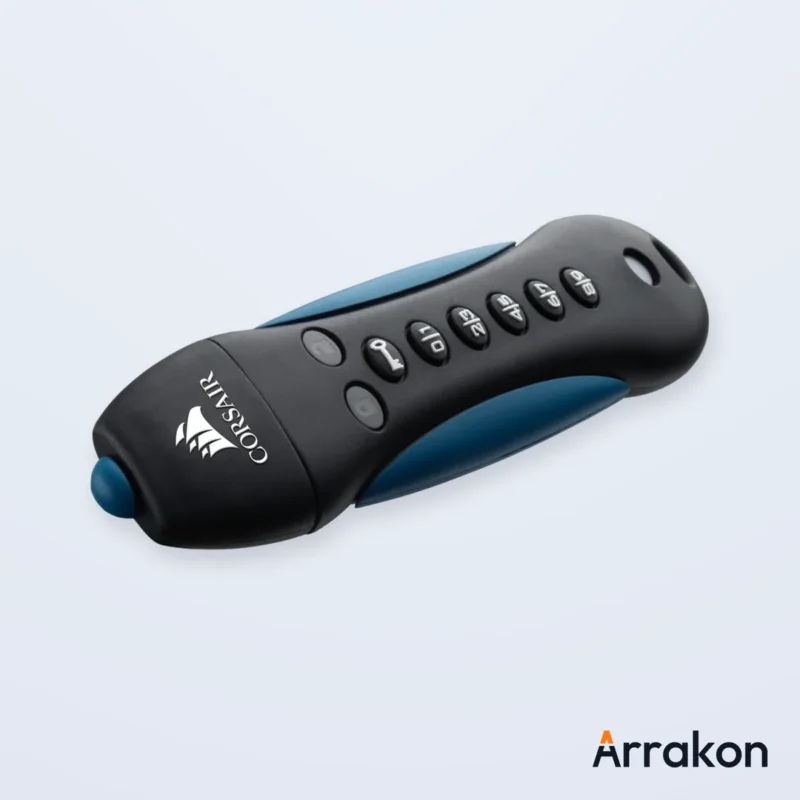 CORSAIR Flash Padlock 3 32GB Secure USB 3.0 Flash Drive with Keypad (CMFPLA3B-32GB)