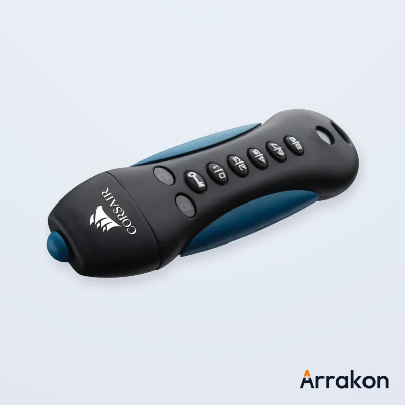 CORSAIR Flash Padlock 3 32GB Secure USB 3.0 Flash Drive with Keypad (CMFPLA3B-32GB), view 2 of 6