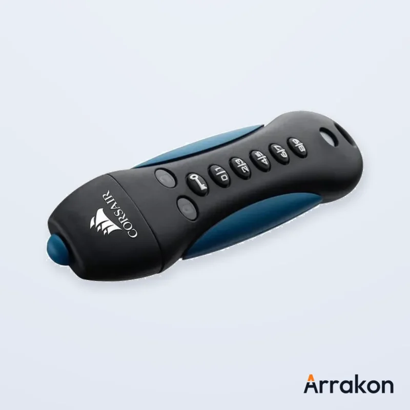 CORSAIR Flash Padlock 3 32GB Secure USB 3.0 Flash Drive with Keypad (CMFPLA3B-32GB), view 3 of 6