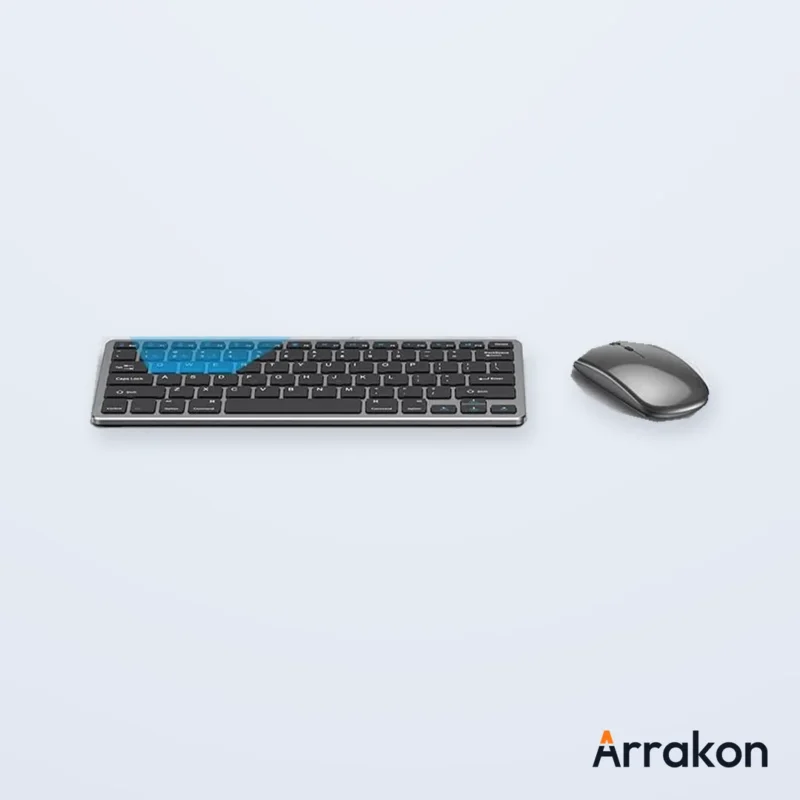 COTEetCI (COTECi) 84006 Wireless Keyboard and Mouse Combo, Dual Mode Bluetooth/2.4G, view 4 of 15