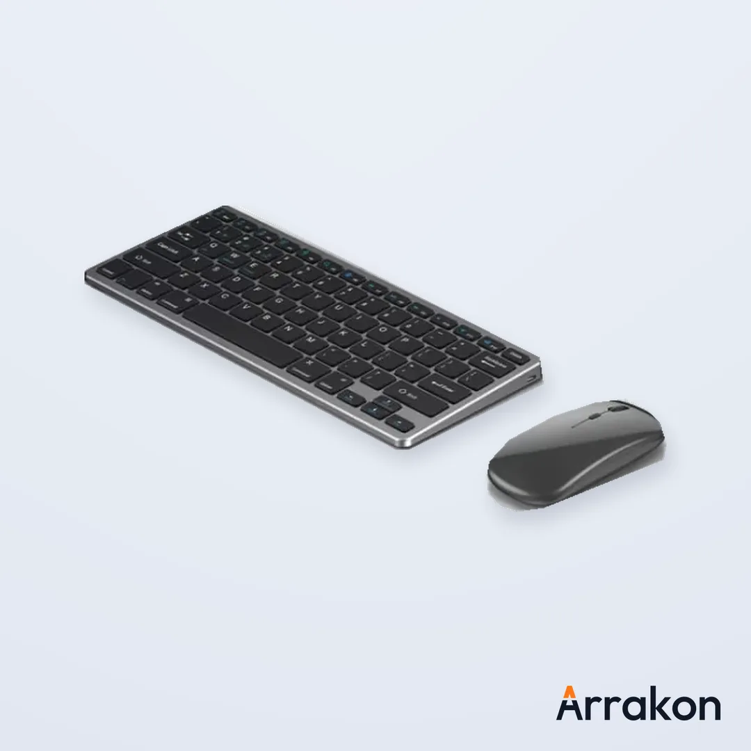 COTEetCI (COTECi) 84006 Wireless Keyboard and Mouse Combo, Dual Mode Bluetooth/2.4G