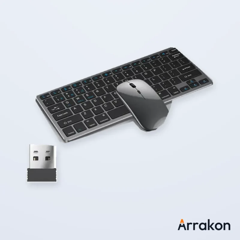 COTEetCI (COTECi) 84006 Wireless Keyboard and Mouse Combo, Dual Mode Bluetooth/2.4G, view 11 of 15