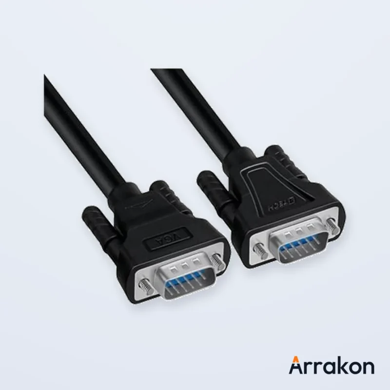 Dtech DT-V002 VGA Male to Male Cable 1.5 Meter (3+6 Core, Black), view 6 of 6