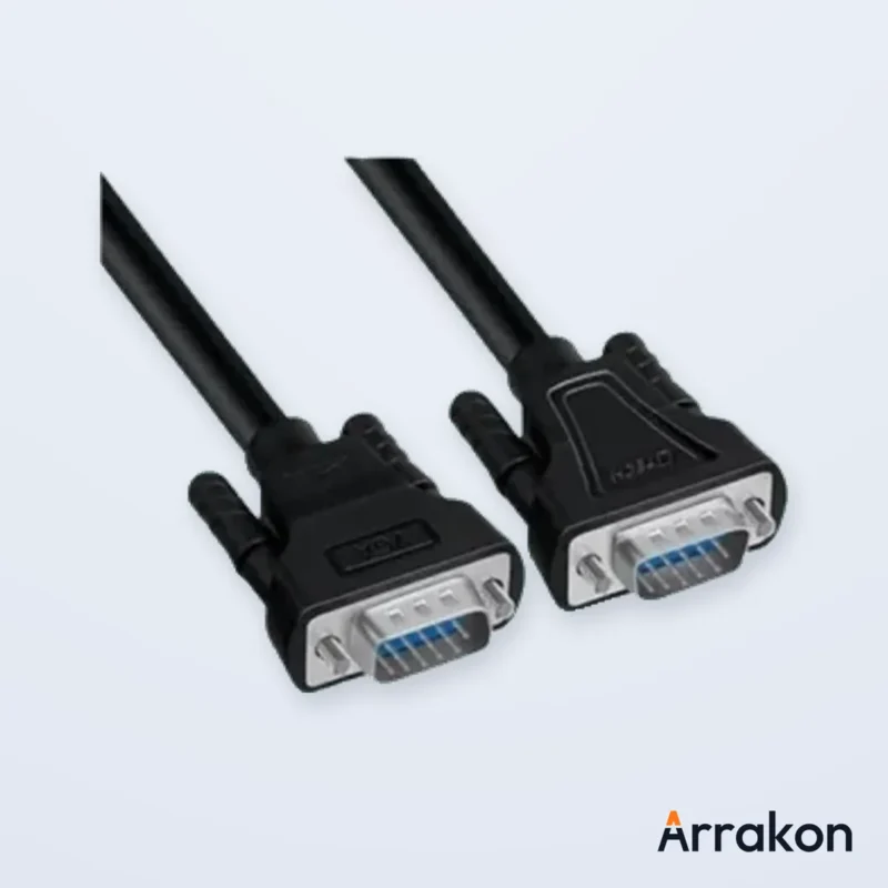 Dtech DT-V003 VGA Male to Male Cable 3 Meter (3+6 Core, Black), view 8 of 8