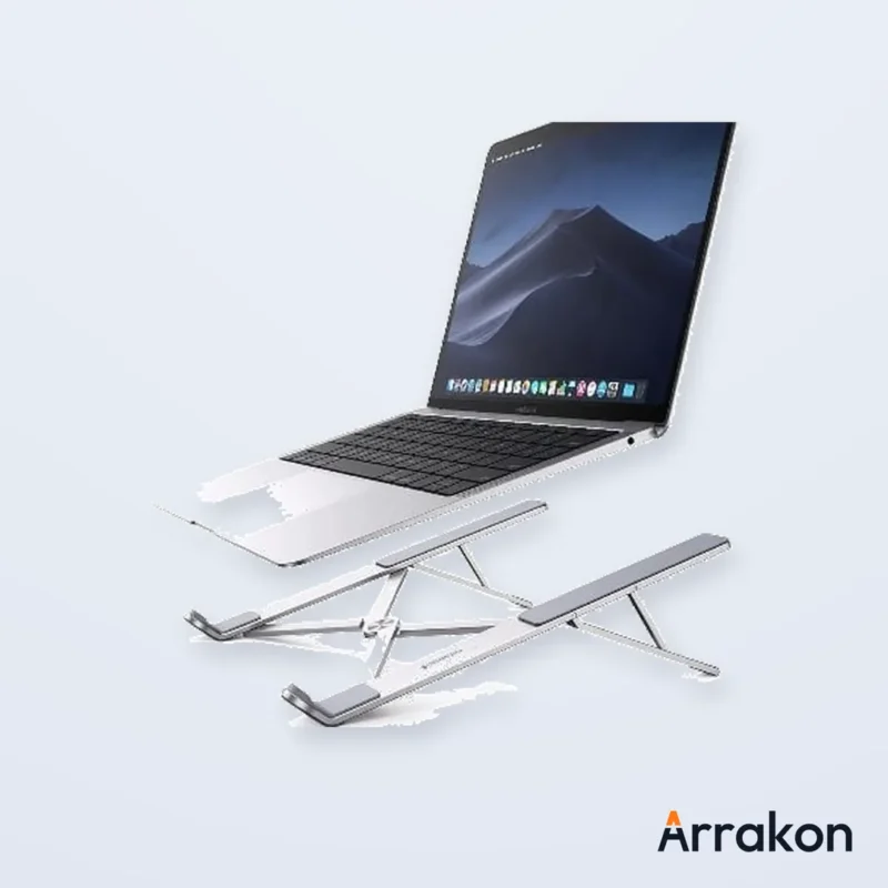 Dual-Purpose Adjustable Laptop Stand with Built-in Phone/Tablet Holder, view 12 of 12