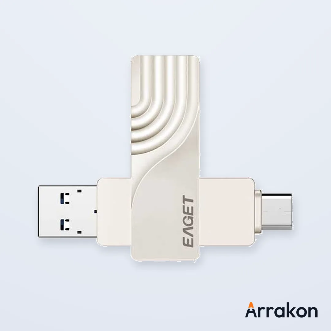 EAGET ET-CF30 128GB USB 3.2 Gen1 Type-C & USB-A Dual Port Pen Drive