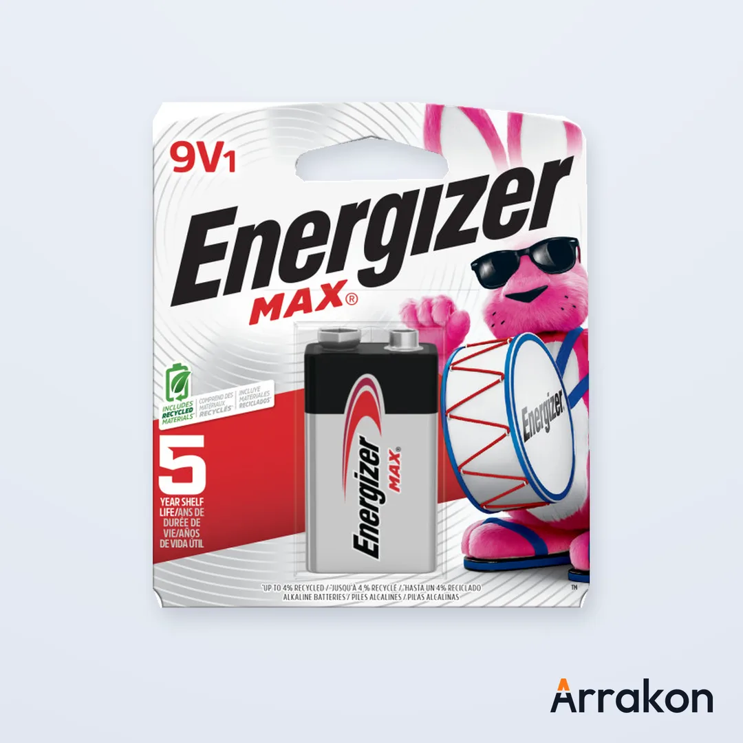 Energizer MAX 9V Alkaline Battery