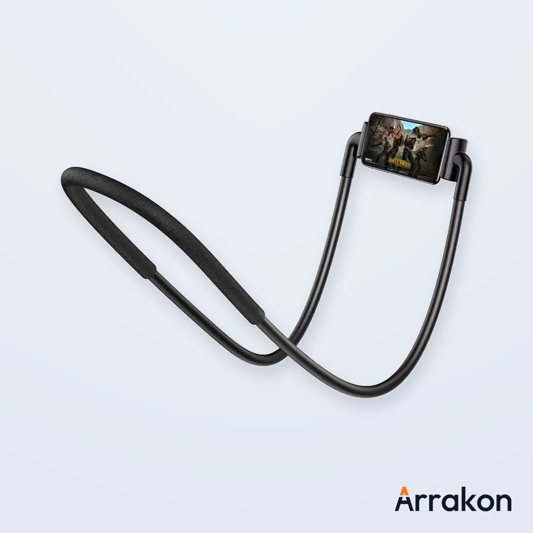 Flexible Neck-Worn Lazy Phone Holder Stand (Premium/Aluminum-Alloy Grade)