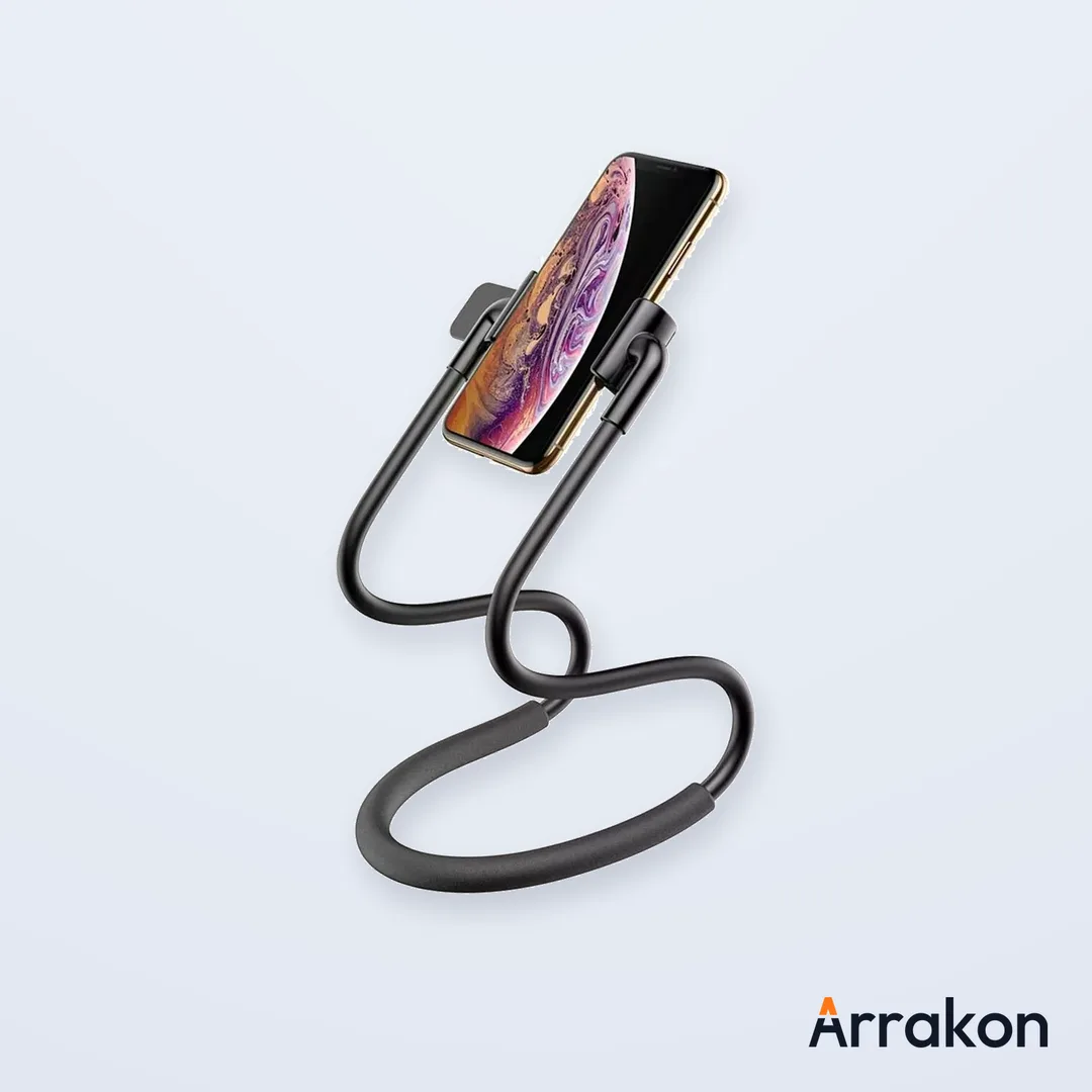 Flexible Neck-Worn Lazy Phone Holder Stand (Premium/Aluminum-Alloy Grade)