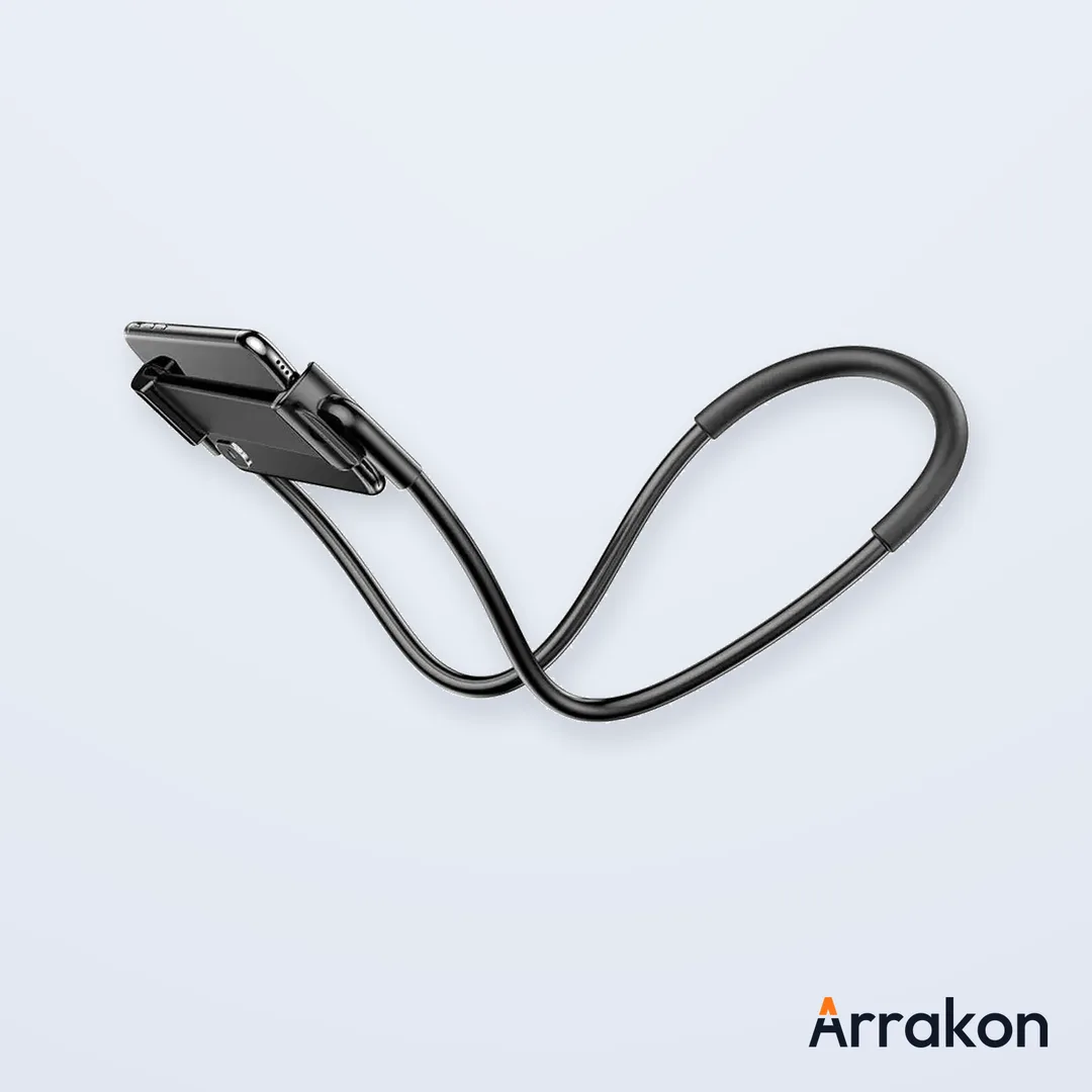 Flexible Neck-Worn Lazy Phone Holder Stand (Premium/Aluminum-Alloy Grade)