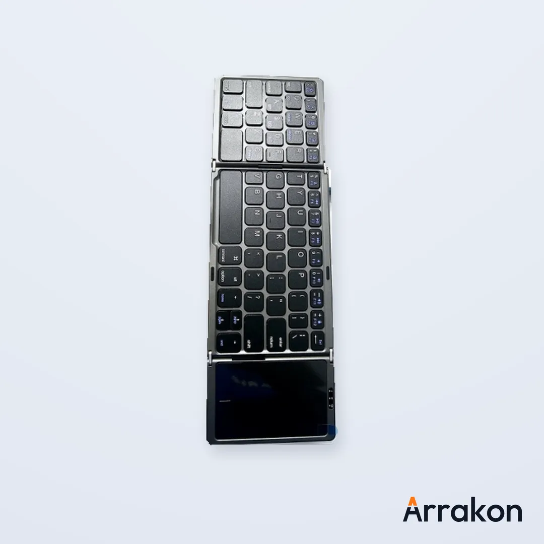 Foldable Bluetooth Keyboard with Touchpad