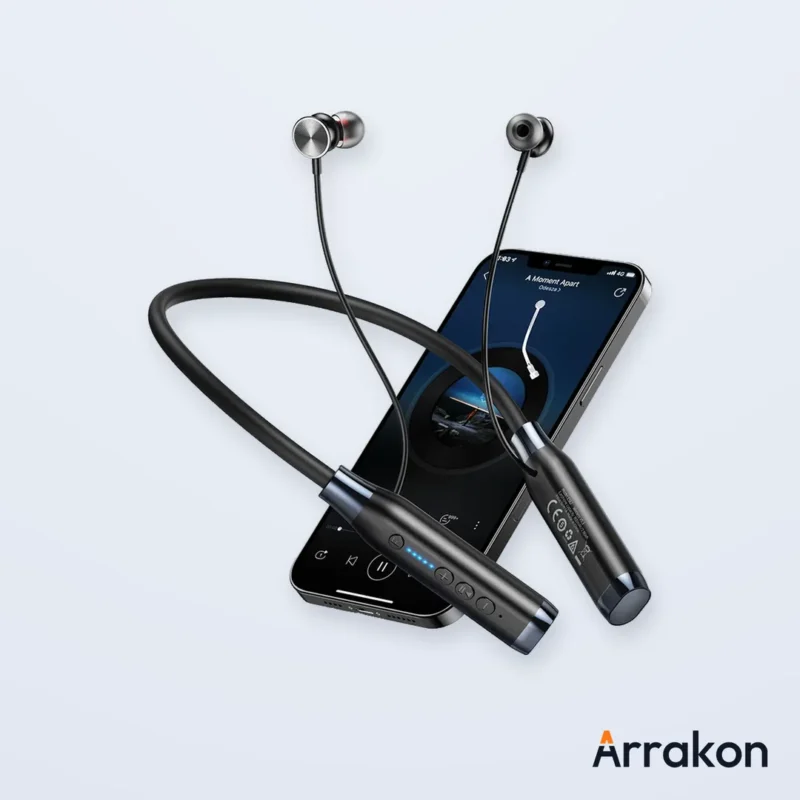 HOCO ES62 Plus "Pretty" Bluetooth Neckband Earphones (150-Hour Playback), view 10 of 11