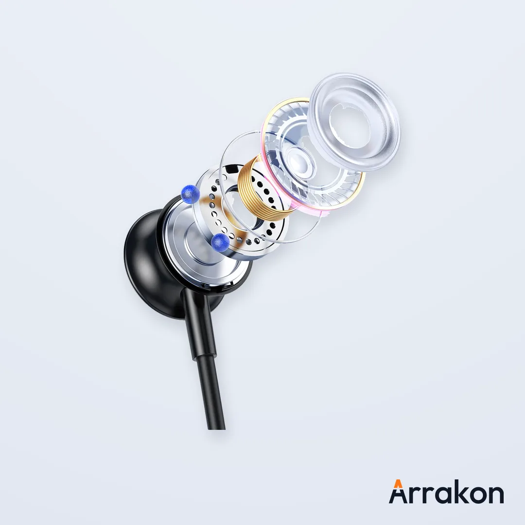 HOCO ES62 Plus "Pretty" Bluetooth Neckband Earphones (150-Hour Playback)