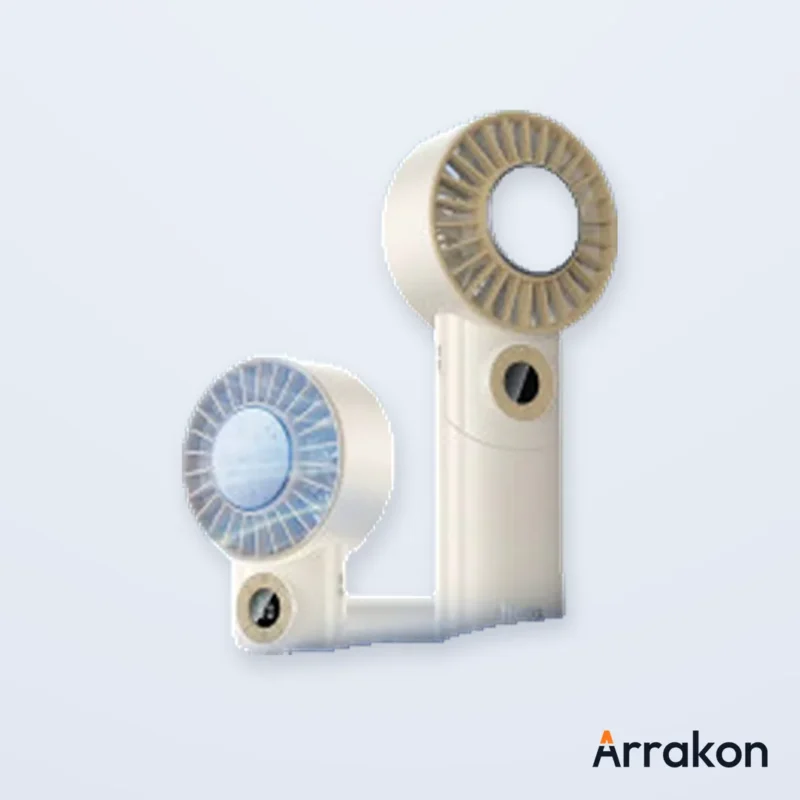 HOCO HX605 Ice Pack Series Dual-Cooling Foldable Fan (3600mAh), view 13 of 13