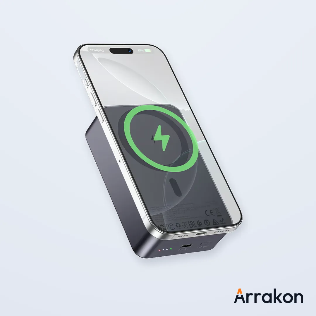 HOCO J160B Original PD20W 20000mAh Magnetic Wireless Power Bank