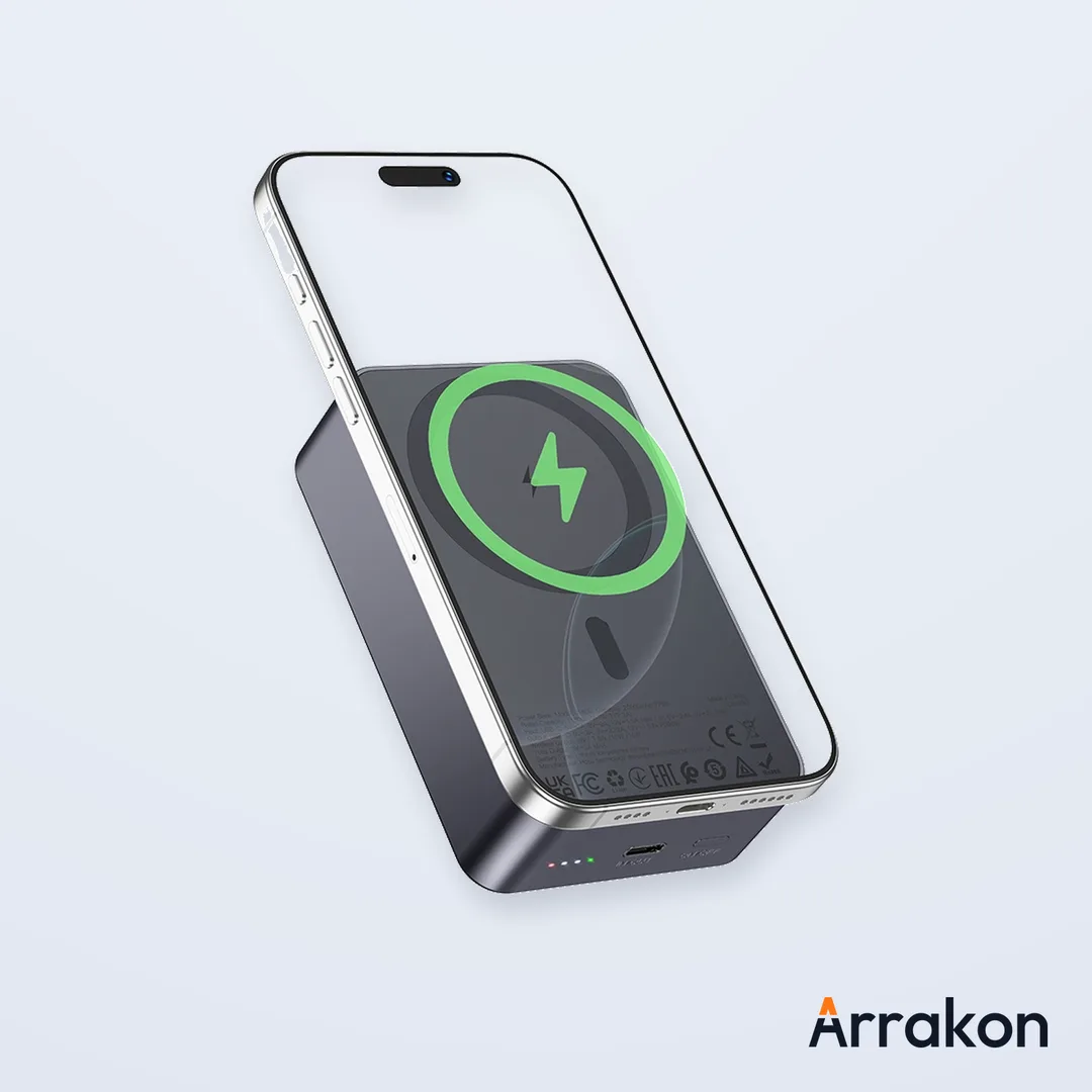 HOCO J160B Original PD20W 20000mAh Magnetic Wireless Power Bank