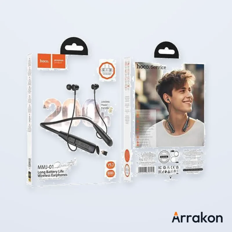 HOCO MMJ-01 "Freestyle" Wireless Bluetooth Neckband (200-Hour Playtime), view 16 of 26