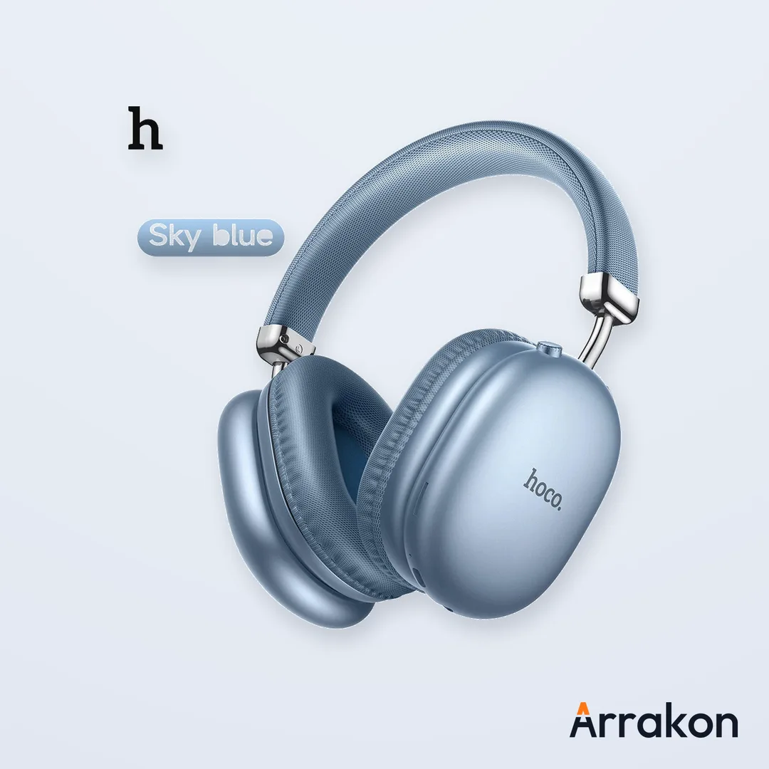 HOCO W35 Max Wireless Bluetooth Headphones (90-Hour Playtime)