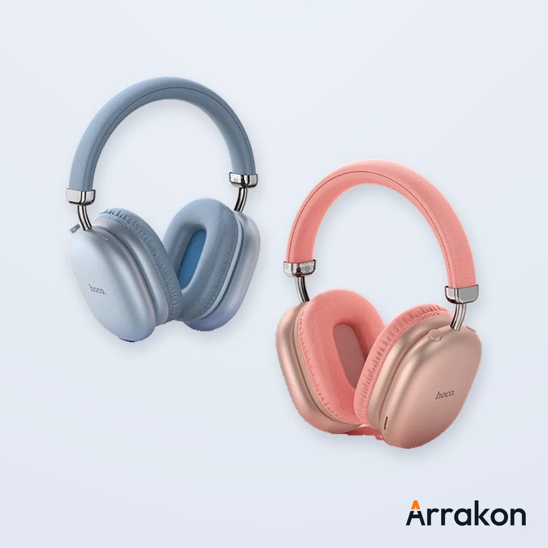HOCO W35 Max Wireless Bluetooth Headphones (90-Hour Playtime)