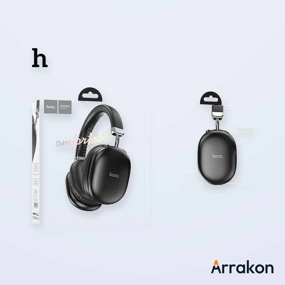 HOCO W35 Max Wireless Bluetooth Headphones (90-Hour Playtime)