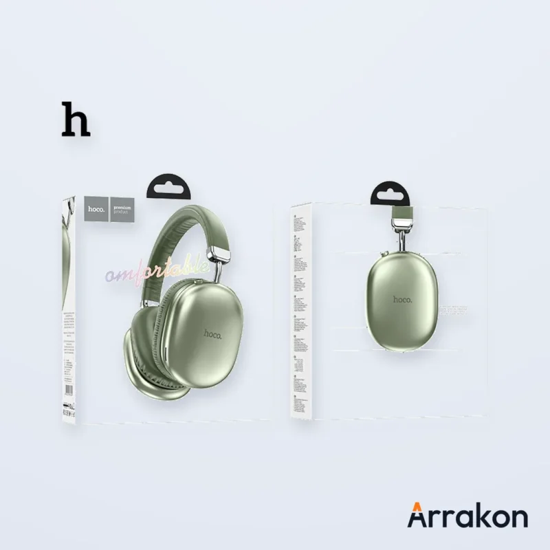 HOCO W35 Max Wireless Bluetooth Headphones (90-Hour Playtime), view 24 of 27