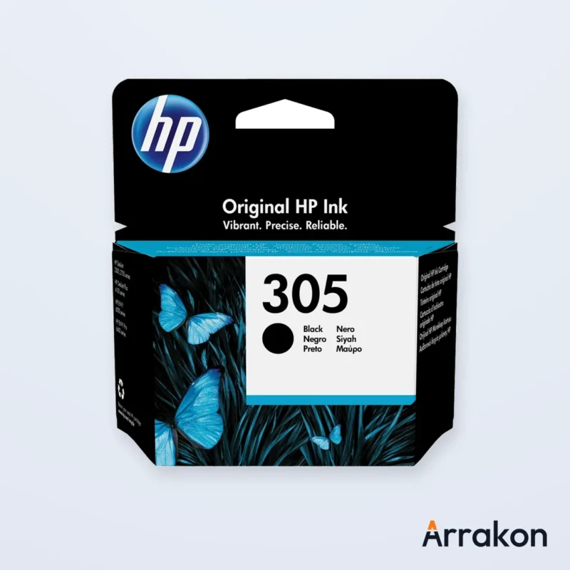 HP 305 Black Original Ink Cartridge (3YM61AE), view 2 of 6