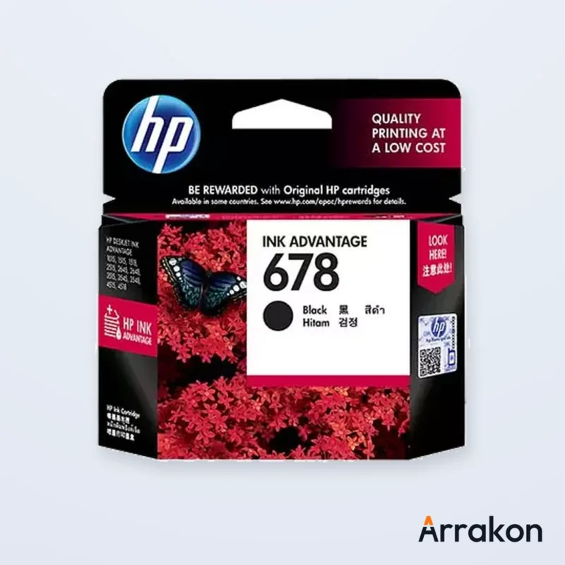 HP 678 Black Original Ink Advantage Cartridge (CZ107AA)