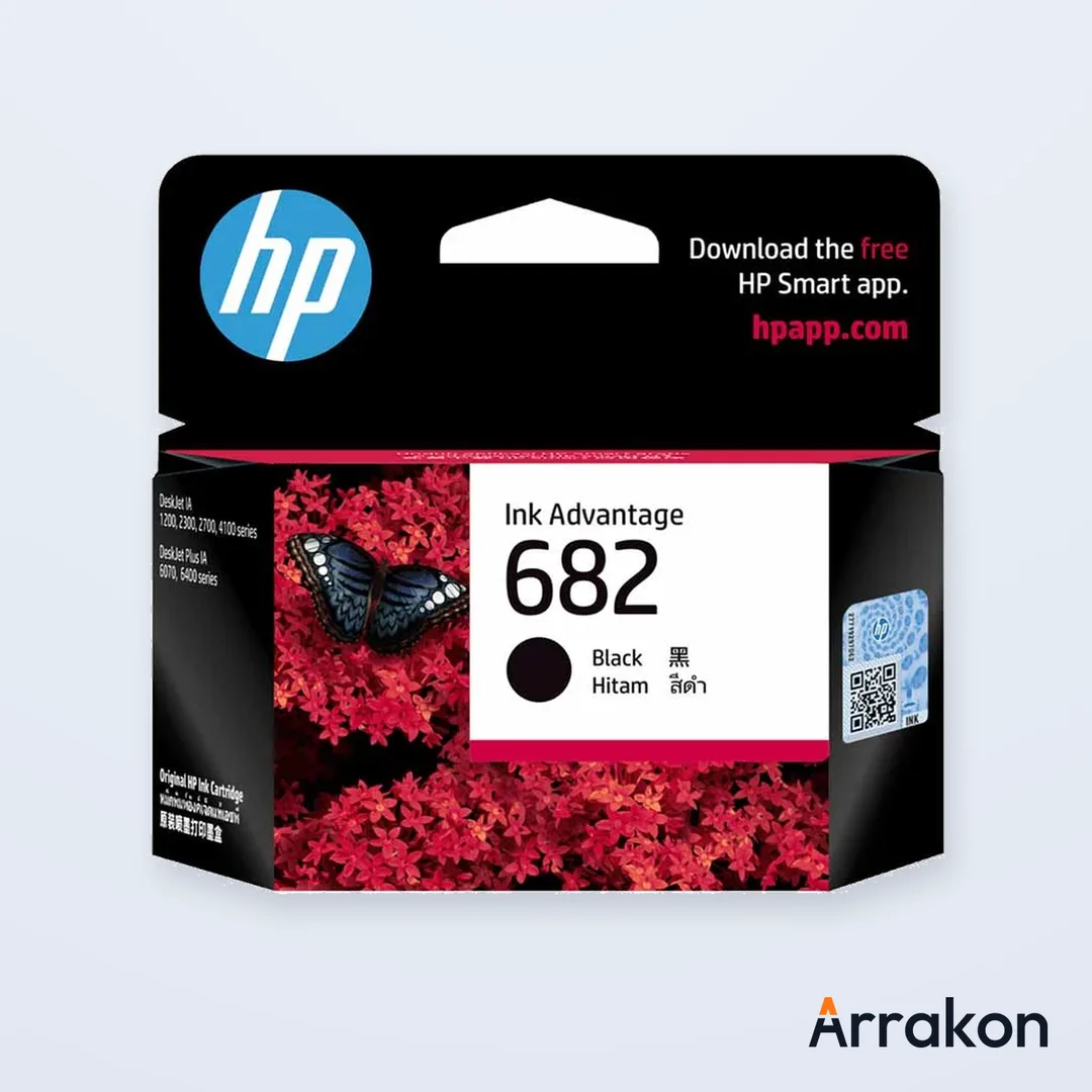 HP 682 Black Original Ink Advantage Cartridge (3YM77AA)
